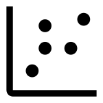 Chart Scatter SVG Icon